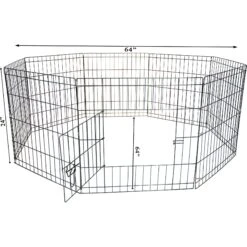 Iconic Pet 8-Panel Portable Foldable Wire Dog Pen -Pup Haven Sales Store 192493 PT2. AC SS1800 V1566486176
