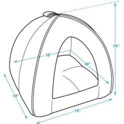 Best Pet Supplies Linen Tent Covered Cat & Dog Bed 7 Best Pet Supplies Linen Tent Covered Cat & Dog Bed -Pup Haven Sales Store 193071 PT3. AC SS1800 V1568064433