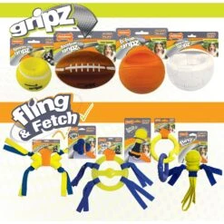 Nylabone Power Play Rubber Fetch-a-Bounce Dog Toy -Pup Haven Sales Store 195443 PT5. AC SS1800 V1685649662