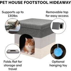 FurHaven House Footstool & Ottoman Dog & Cat Bed 14 FurHaven House Footstool & Ottoman Dog & Cat Bed -Pup Haven Sales Store 198861 PT6. AC SS1800 V1568235215