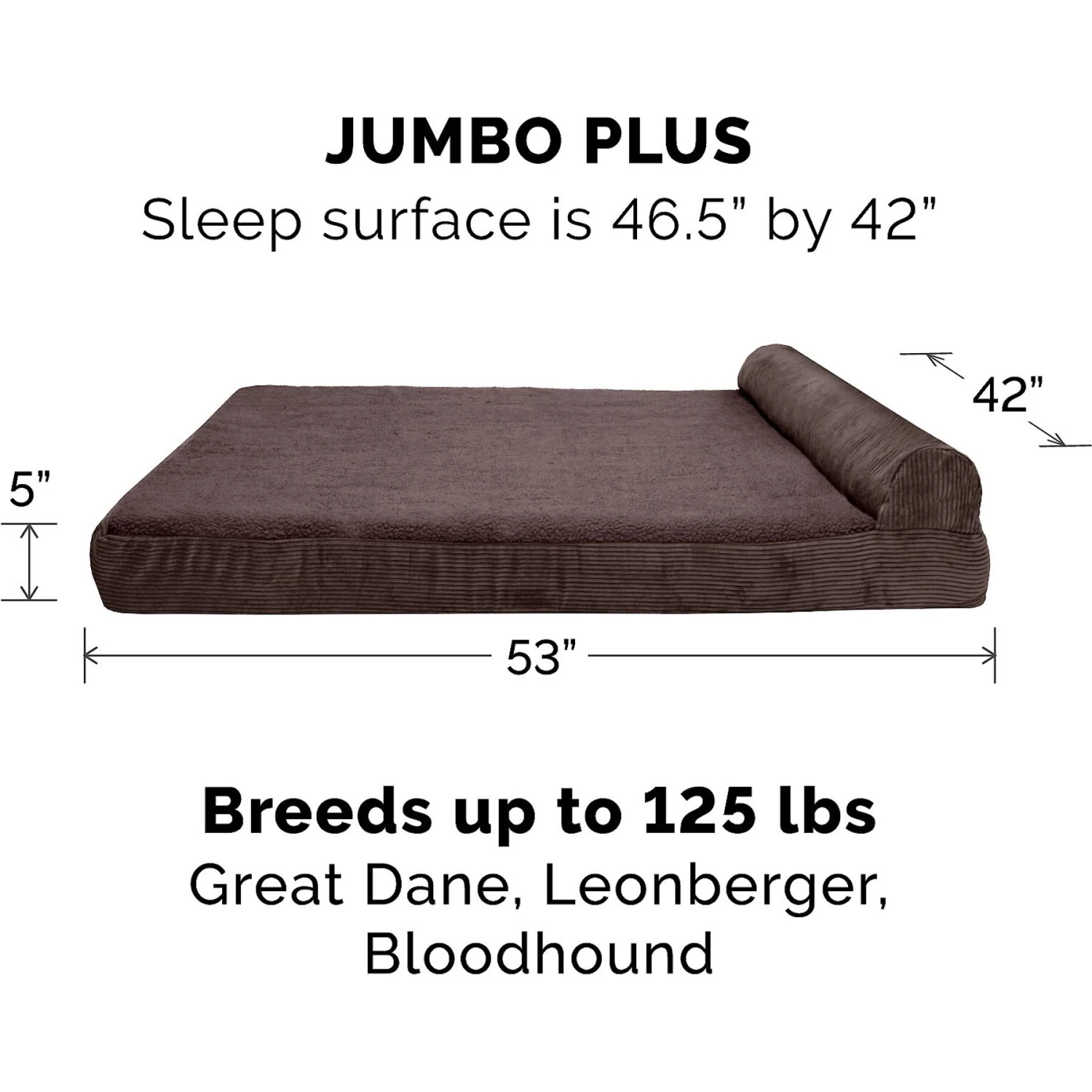 FurHaven Chaise Lounge Orthopedic Cat & Dog Bed With Removable Cover 4 FurHaven Chaise Lounge Orthopedic Cat & Dog Bed With Removable Cover - Image 4