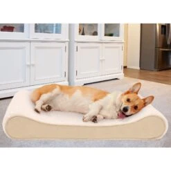 FurHaven Ultra Plush Luxe Lounger Memory Foam Dog Bed With Removable Cover