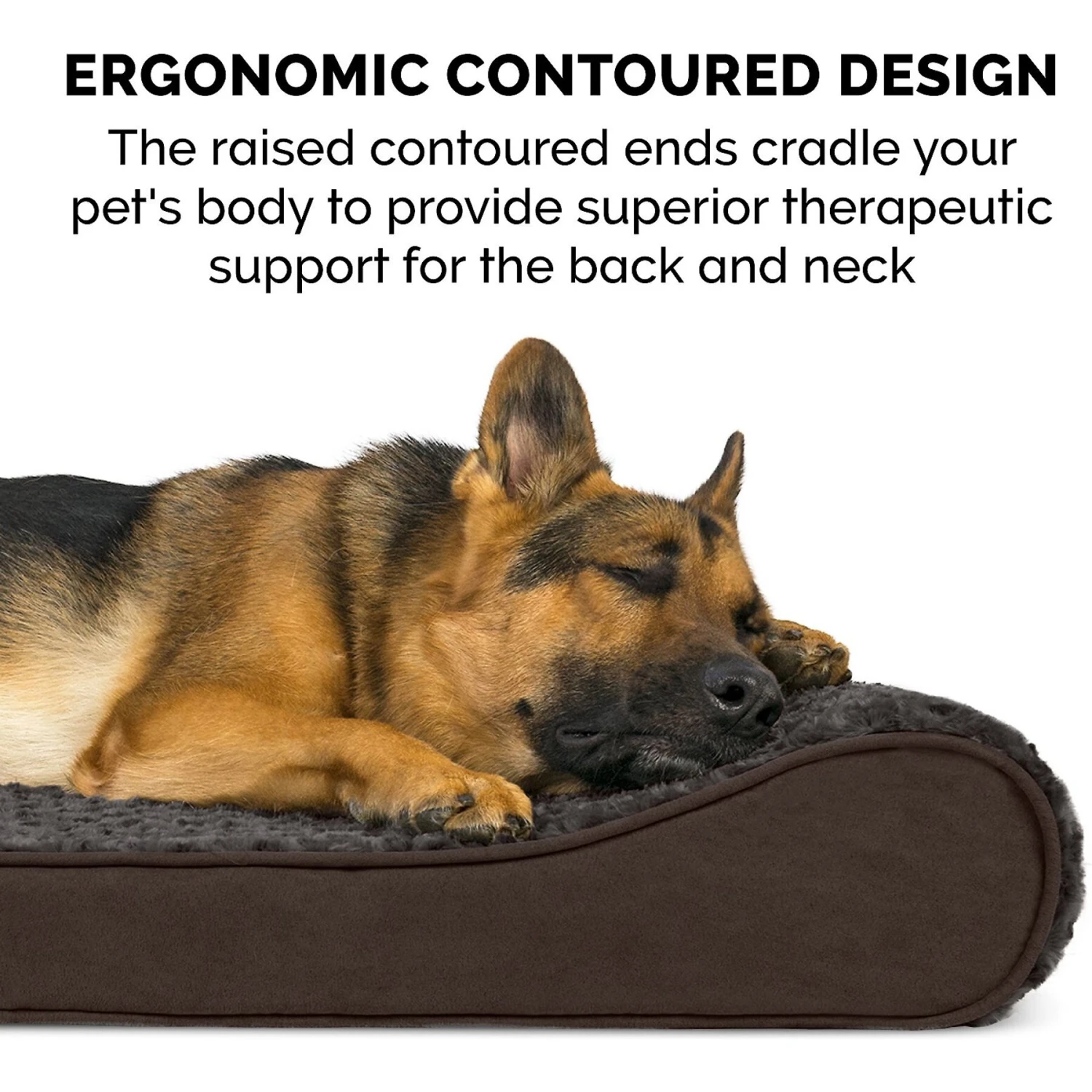 FurHaven Ultra Plush Luxe Lounger Cooling Gel Dog Bed With Removable Cover 8 FurHaven Ultra Plush Luxe Lounger Cooling Gel Dog Bed With Removable Cover - Image 8