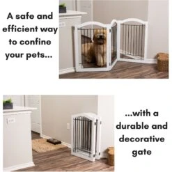 Internet's Best Arched Top Wire Dog Gate, 30-in -Pup Haven Sales Store 200429 PT2. AC SS1800 V1568308037