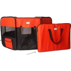 Armarkat Model PP002R Portable Soft-sided Dog & Cat Playpen, Black & Red 11 Armarkat Model PP002R Portable Soft-sided Dog & Cat Playpen, Black & Red -Pup Haven Sales Store 200779 PT2. AC SS1800 V1627687353
