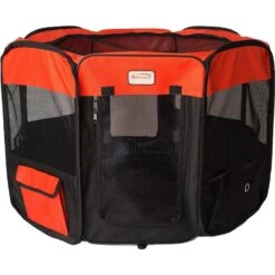 Armarkat Model PP002R Portable Soft-sided Dog & Cat Playpen, Black & Red 13 Armarkat Model PP002R Portable Soft-sided Dog & Cat Playpen, Black & Red -Pup Haven Sales Store 200779 PT4. AC SS1800 V1627689737