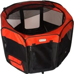 Armarkat Model PP002R Portable Soft-sided Dog & Cat Playpen, Black & Red 14 Armarkat Model PP002R Portable Soft-sided Dog & Cat Playpen, Black & Red -Pup Haven Sales Store 200779 PT5. AC SS1800 V1627689389