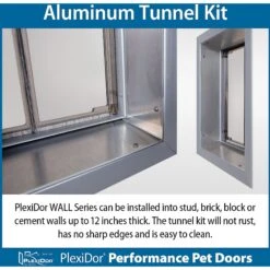 PlexiDor Performance Pet Doors Dog Door Wall Installation 11 PlexiDor Performance Pet Doors Dog Door Wall Installation -Pup Haven Sales Store 203426 PT2. AC SS1800 V1600294276