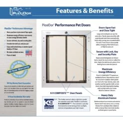 PlexiDor Performance Pet Doors Dog Door Wall Installation 16 PlexiDor Performance Pet Doors Dog Door Wall Installation -Pup Haven Sales Store 203426 PT7. AC SS1800 V1596832576