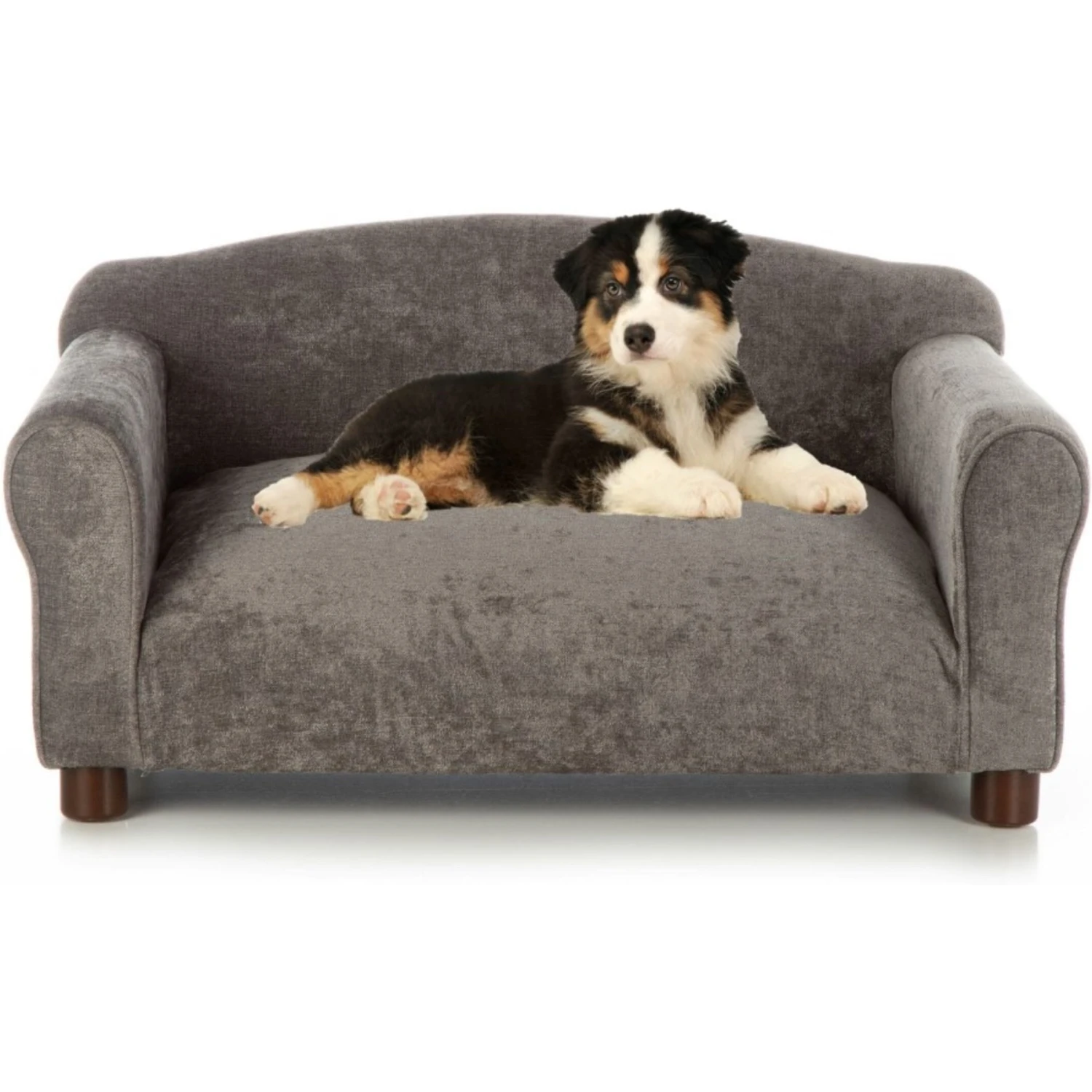 Club Nine Pets Traditional Chair Sofa Cat & Dog Bed, Charcoal 1 Club Nine Pets Traditional Chair Sofa Cat & Dog Bed, Charcoal