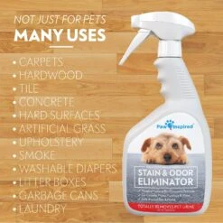 Paw Inspired Professional Dog Stain & Odor Eliminator Spray, 32-oz Bottle 10 Paw Inspired Professional Dog Stain & Odor Eliminator Spray, 32-oz Bottle -Pup Haven Sales Store 208508 PT4. AC SS1800 V1582726076