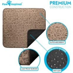 Paw Inspired Washable Dog Pee Pads -Pup Haven Sales Store 208547 PT3. AC SS1800 V1657656142