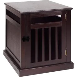 Casual Home Chappy Single Door Furniture Style Dog Crate & Wood Slats -Pup Haven Sales Store 209967 PT4. AC SS1800 V1618346215