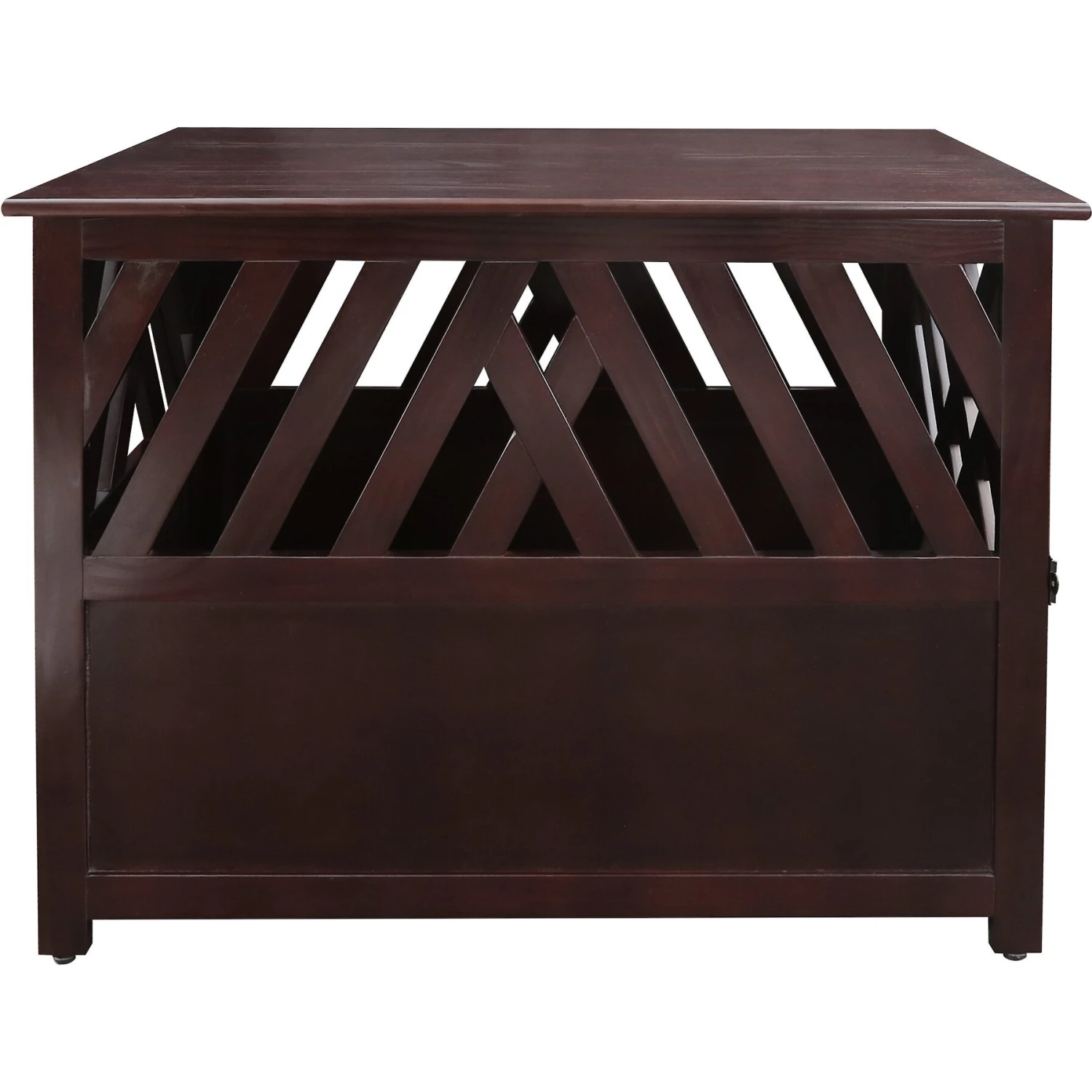 Casual Home Modern Lattice Single Door Furniture Style Dog Crate & End Table 3 Casual Home Modern Lattice Single Door Furniture Style Dog Crate & End Table - Image 3