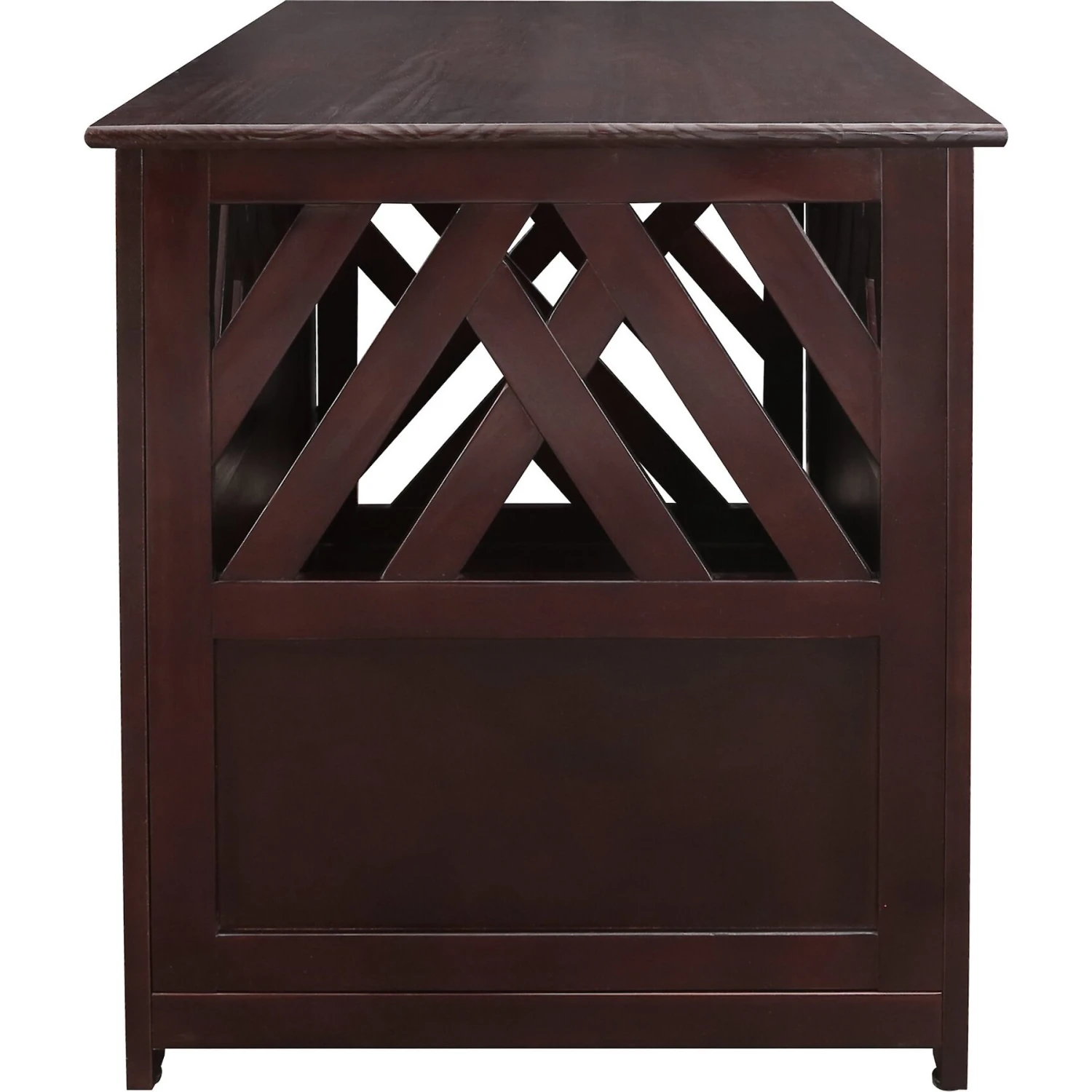 Casual Home Modern Lattice Single Door Furniture Style Dog Crate & End Table 4 Casual Home Modern Lattice Single Door Furniture Style Dog Crate & End Table - Image 4