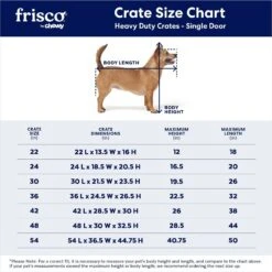 Frisco Heavy Duty Single Door Wire Dog Crate -Pup Haven Sales Store 210677 PT2. AC SS1800 V1667859376
