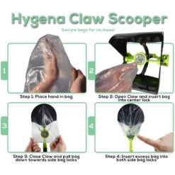 Hygena Scoop Claw Scooper & Dog Waste Bag Holders -Pup Haven Sales Store 220554 PT2. AC SS1800 V1581460422