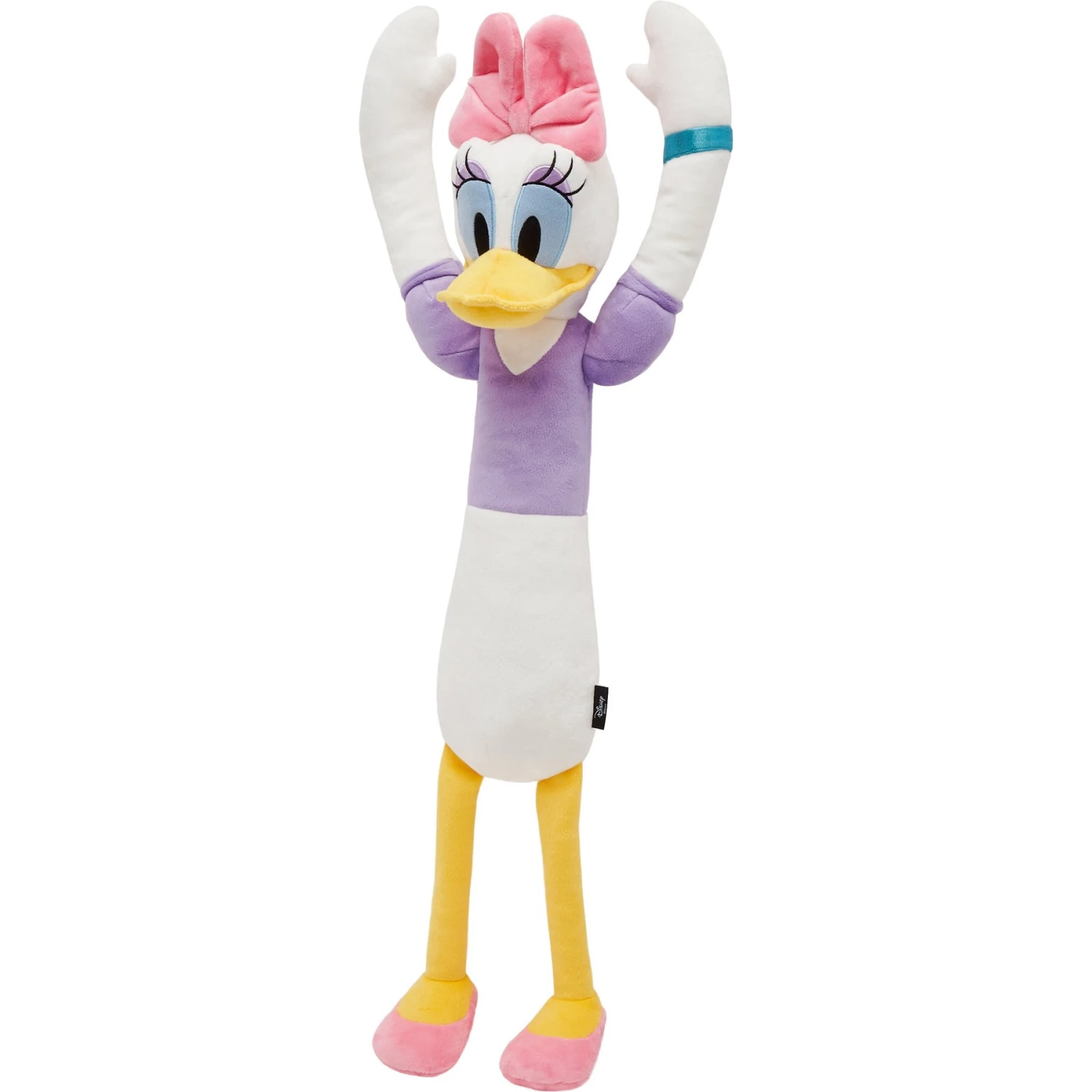 Disney Daisy Duck Wagazoo Plush Squeaky Dog Toy, Extra Long 1 Disney Daisy Duck Wagazoo Plush Squeaky Dog Toy, Extra Long
