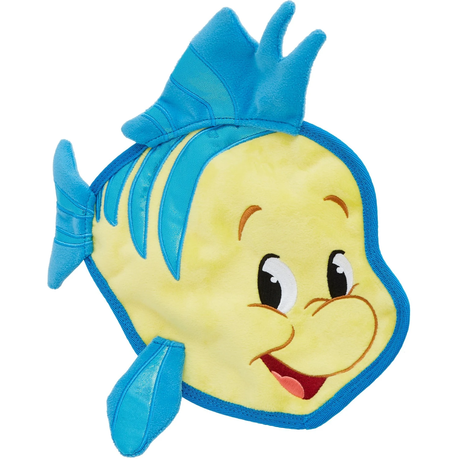 Disney Flounder Flat Plush Squeaky Dog Toy 1 Disney Flounder Flat Plush Squeaky Dog Toy