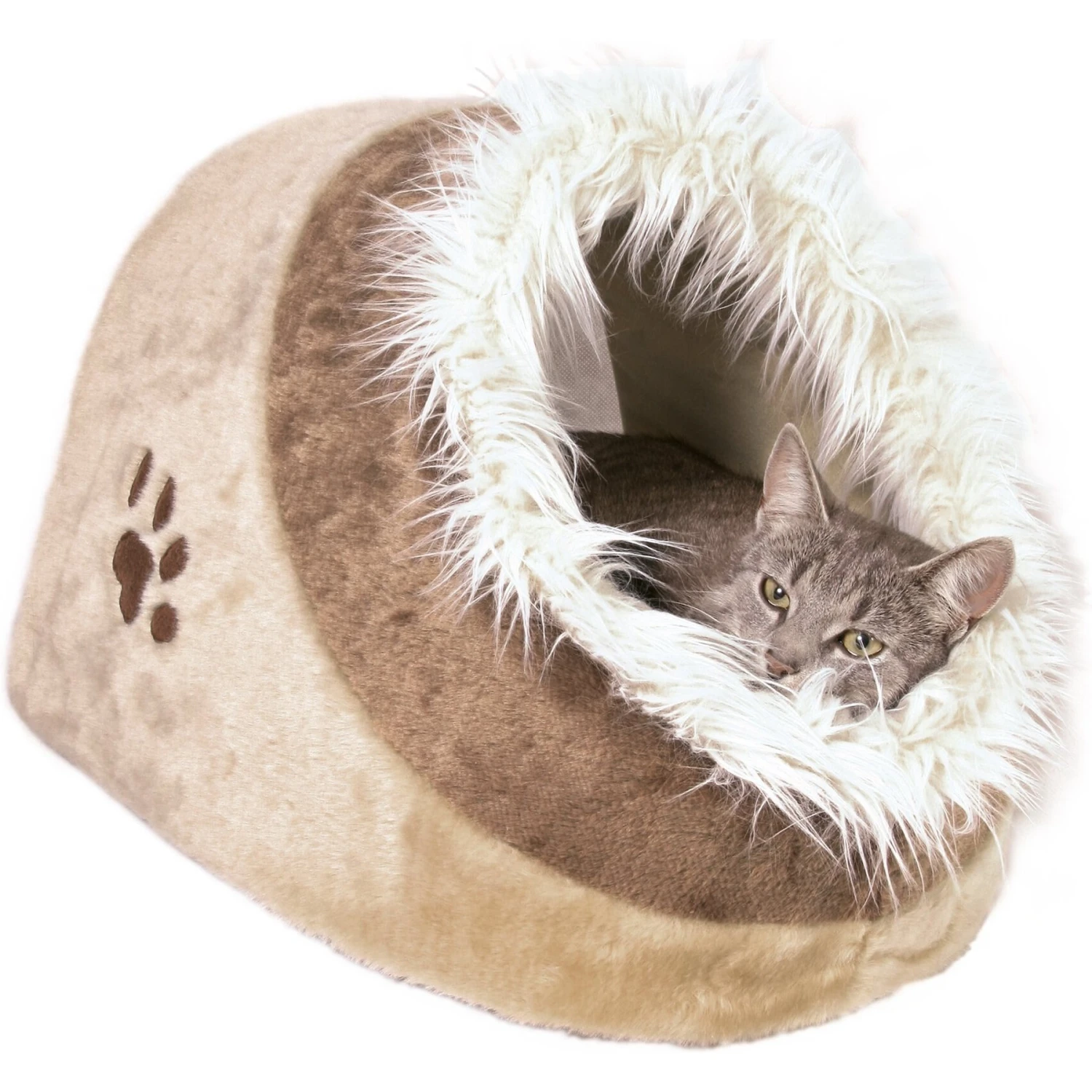 TRIXIE Minou Cuddly Cave Dog & Cat Bed 5 TRIXIE Minou Cuddly Cave Dog & Cat Bed - Image 5