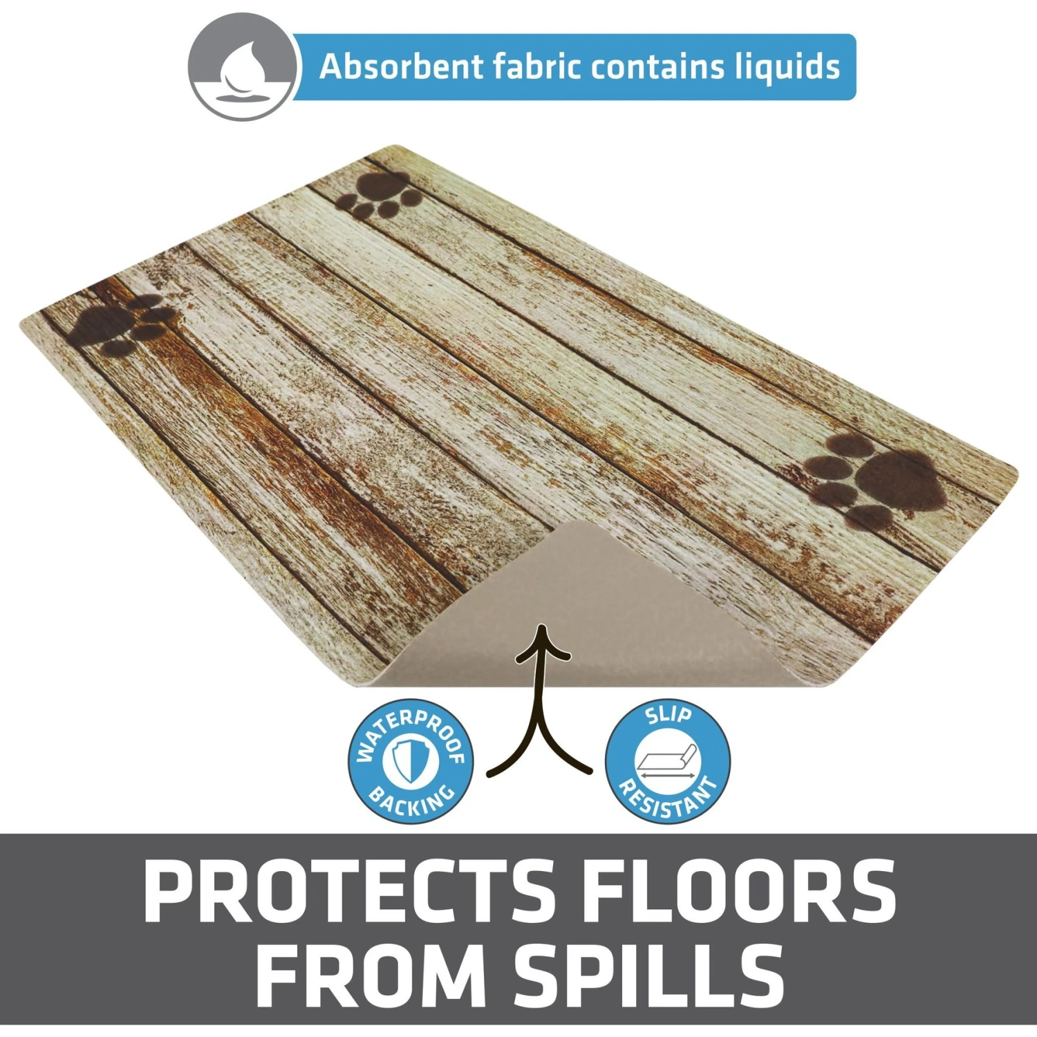 Drymate Absorbent Dog & Cat Bowl Food Mat 2 Drymate Absorbent Dog & Cat Bowl Food Mat - Image 2