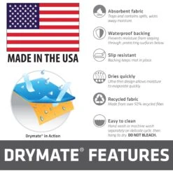 Drymate Absorbent Dog & Cat Bowl Food Mat 12 Drymate Absorbent Dog & Cat Bowl Food Mat -Pup Haven Sales Store 222016 PT5. AC SS1800 V1690487430