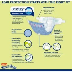 Hartz Disposable Male & Female Dog Diapers 12 Hartz Disposable Male & Female Dog Diapers -Pup Haven Sales Store 222804 PT5. AC SS1800 V1649936815