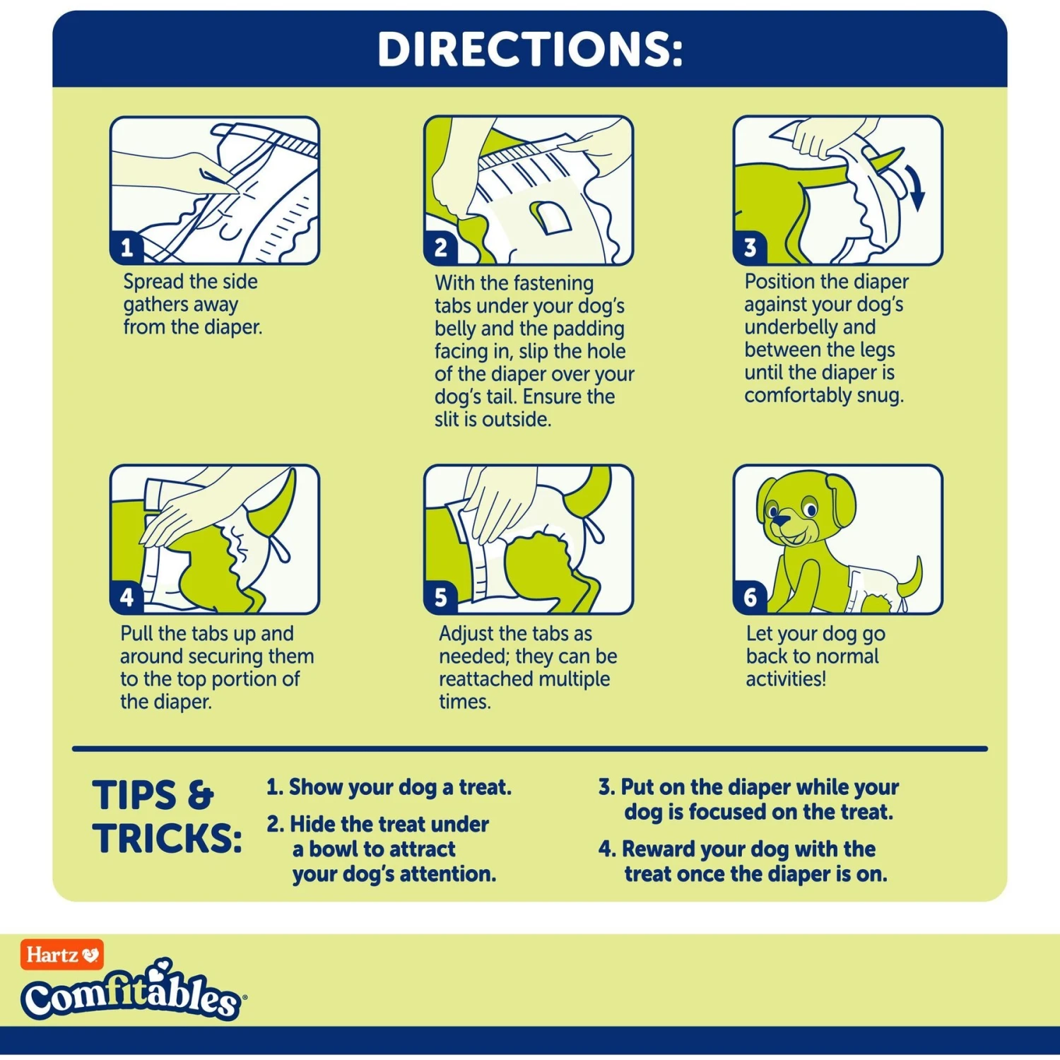 Hartz Disposable Male & Female Dog Diapers 6 Hartz Disposable Male & Female Dog Diapers - Image 6