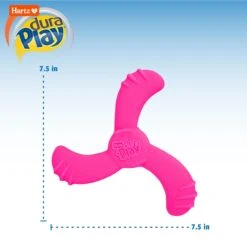 Hartz Dura Play Boomerang Bacon Scented Squeaky Latex Dog Toy, Color Varies 11 Hartz Dura Play Boomerang Bacon Scented Squeaky Latex Dog Toy, Color Varies -Pup Haven Sales Store 222813 PT2. AC SS1800 V1661201299