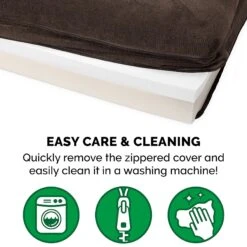 FurHaven Faux Fleece Memory Top Bolster Dog Bed With Removable Cover 16 FurHaven Faux Fleece Memory Top Bolster Dog Bed With Removable Cover -Pup Haven Sales Store 222956 PT7. AC SS1800 V1606826542