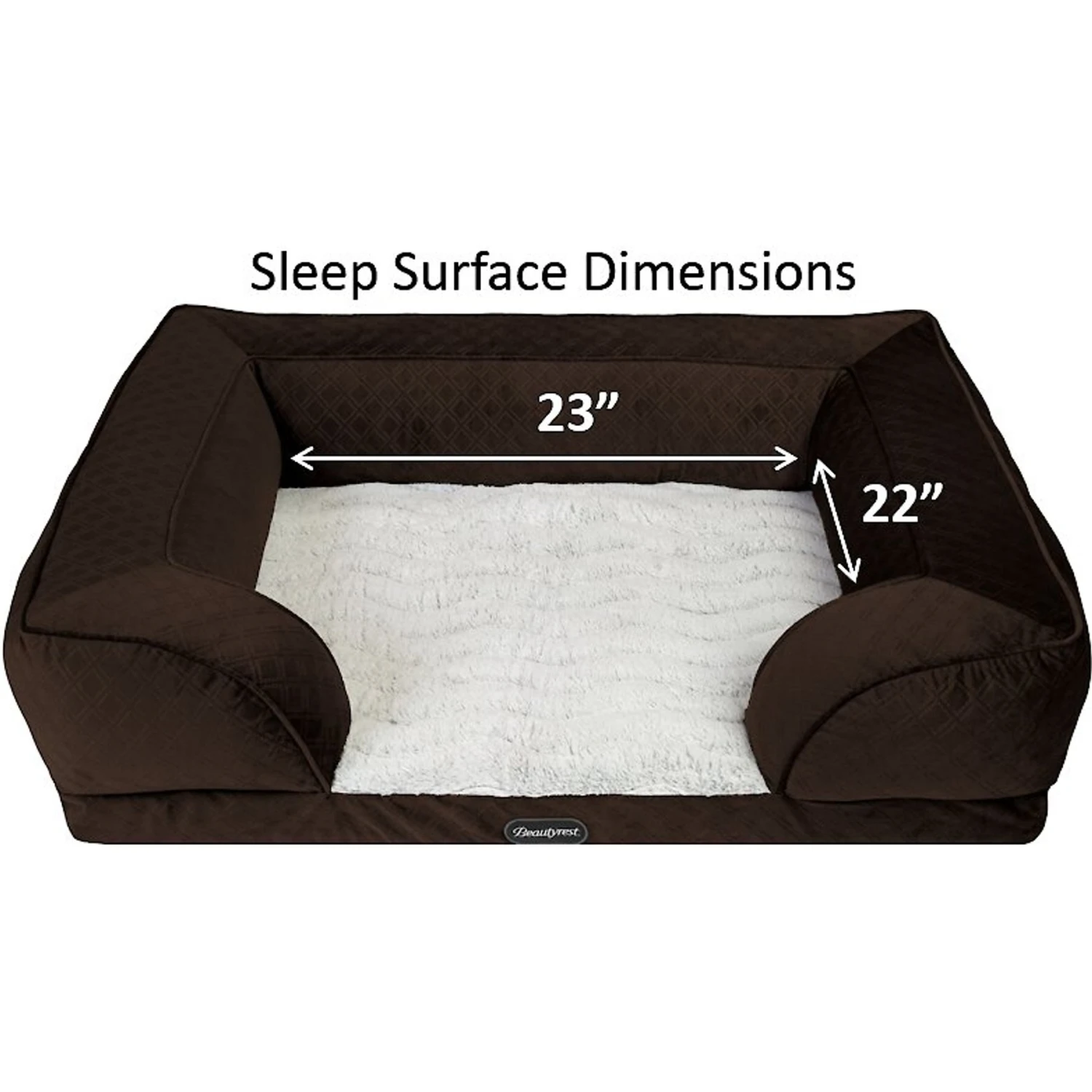Beautyrest Supreme Comfort Couch Dog & Cat Bed 5 Beautyrest Supreme Comfort Couch Dog & Cat Bed - Image 5