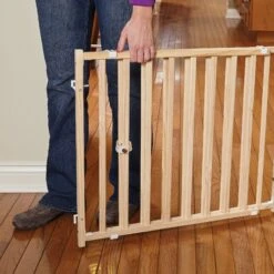 MidWest Extra-Wide Wood Dog Gate -Pup Haven Sales Store 226372 PT3. AC SS1800 V1583958797
