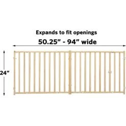 MidWest Extra-Wide Wood Dog Gate -Pup Haven Sales Store 226372 PT4. AC SS1800 V1583958824