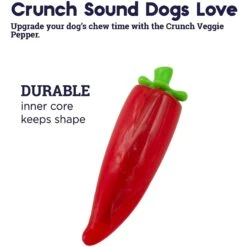Petstages Crunch Veggie Pepper Tough Dog Chew Toy 10 Petstages Crunch Veggie Pepper Tough Dog Chew Toy -Pup Haven Sales Store 227079 PT3. AC SS1800 V1636509506