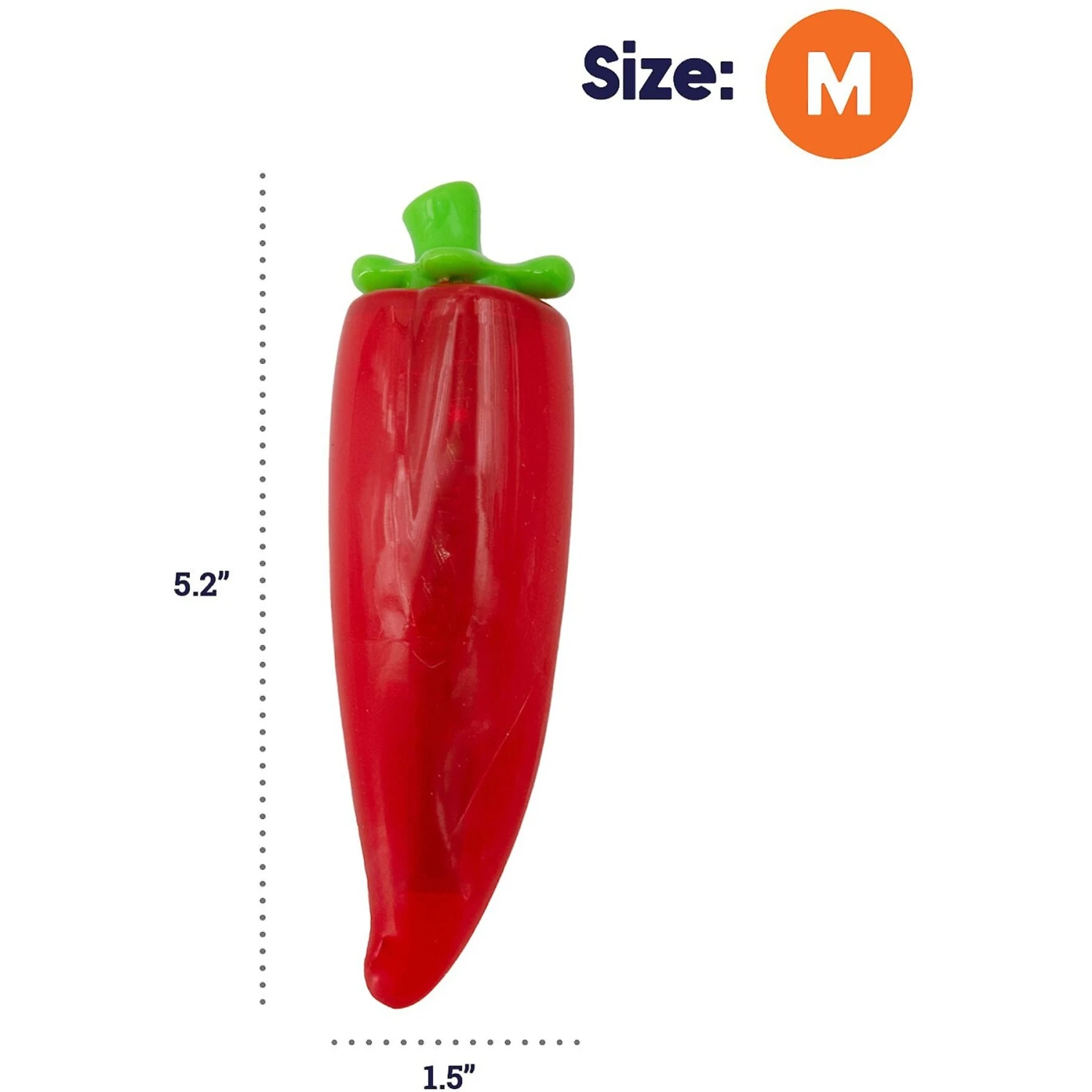 Petstages Crunch Veggie Pepper Tough Dog Chew Toy 5 Petstages Crunch Veggie Pepper Tough Dog Chew Toy - Image 5