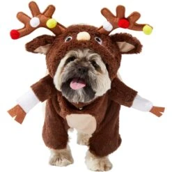 Frisco Front Walking Reindeer Dog & Cat Costume, 1 Count 11 Frisco Front Walking Reindeer Dog & Cat Costume, 1 Count -Pup Haven Sales Store 228790 PT2. AC SS1800 V1636731101
