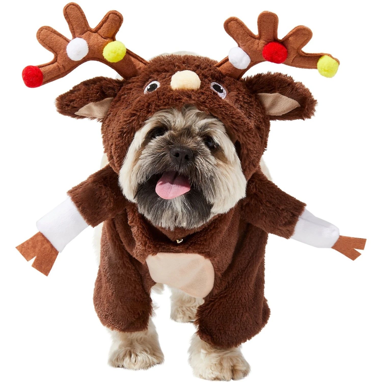 Frisco Front Walking Reindeer Dog & Cat Costume, 1 Count 3 Frisco Front Walking Reindeer Dog & Cat Costume, 1 Count - Image 3