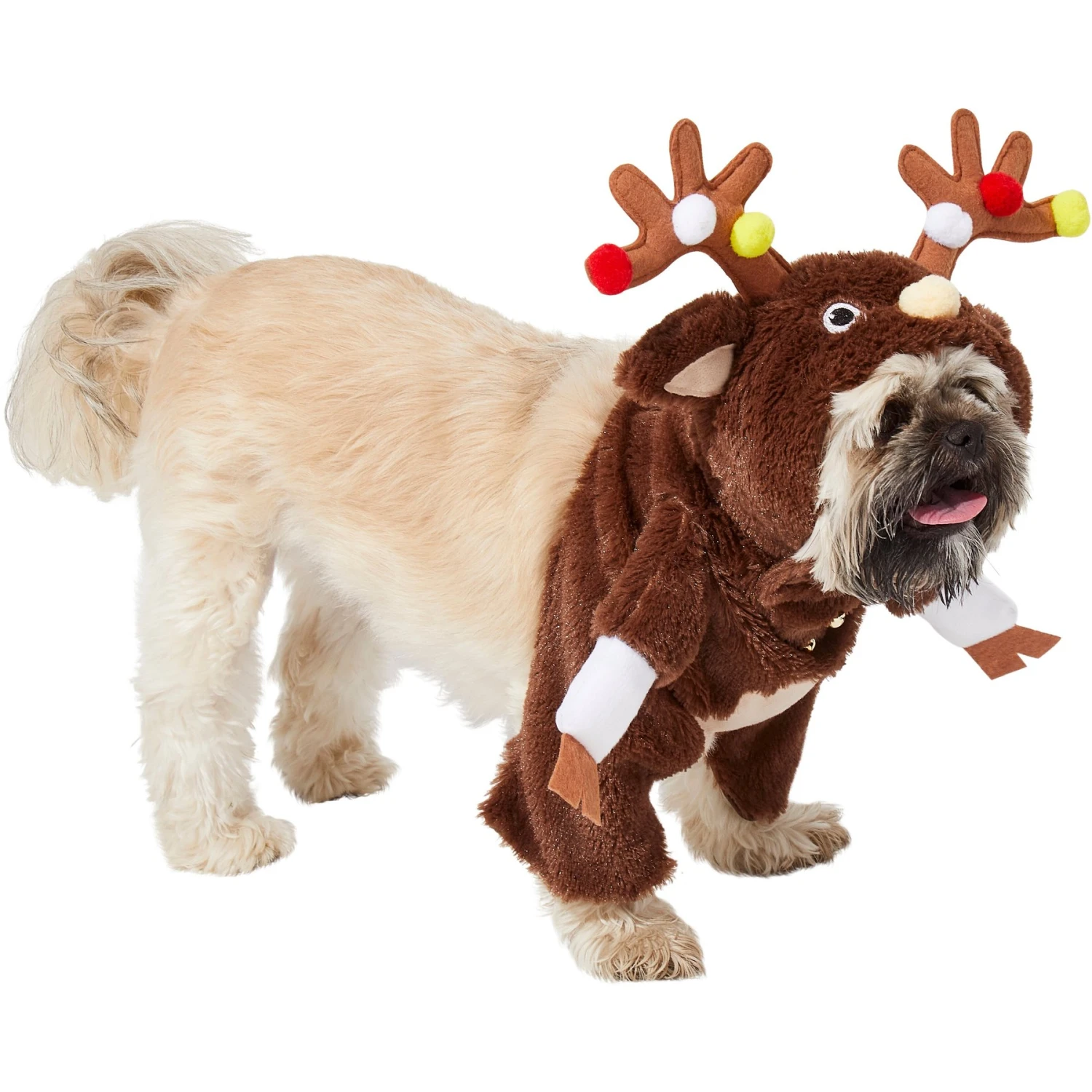 Frisco Front Walking Reindeer Dog & Cat Costume, 1 Count 4 Frisco Front Walking Reindeer Dog & Cat Costume, 1 Count - Image 4