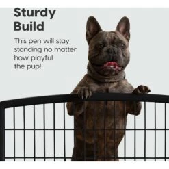 IRIS USA 8-Panel Dog Exercise Playpen, 34-in, Black 11 IRIS USA 8-Panel Dog Exercise Playpen, 34-in, Black -Pup Haven Sales Store 231622 PT5. AC SS1800 V1586959253