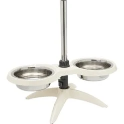 Frisco Adjustable Stainless Steel Double Elevated Dog Bowls 9 Frisco Adjustable Stainless Steel Double Elevated Dog Bowls -Pup Haven Sales Store 232097 PT2. AC SS1800 V1605110599