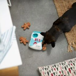 Frisco Holiday Milk & Gingerbread Cookies Hide & Seek Puzzle Plush Squeaky Dog Toy -Pup Haven Sales Store 233262 PT5. AC SS1800 V1665759769