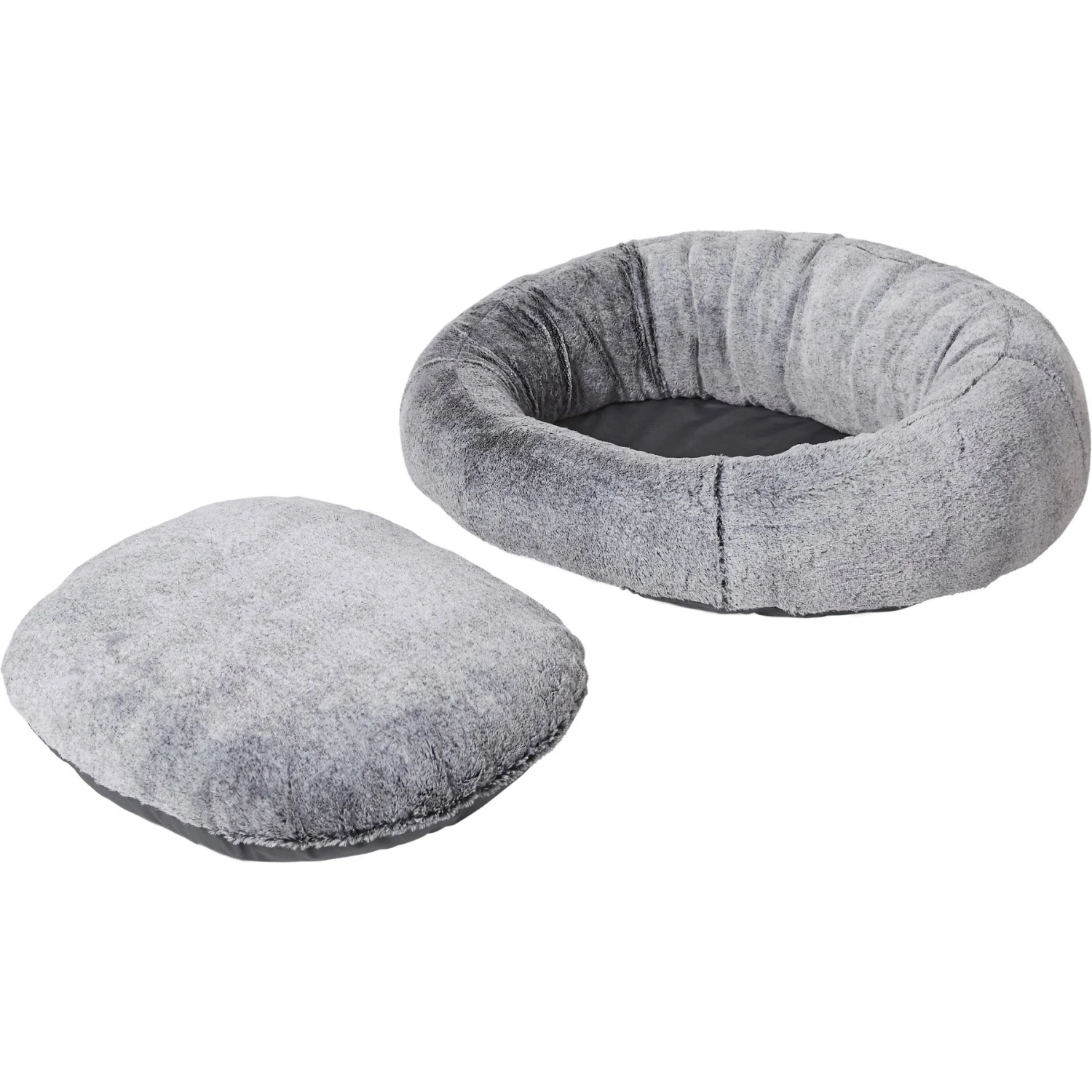 Frisco Plush Camel Back Donut Bolster Cat & Dog Bed 5 Frisco Plush Camel Back Donut Bolster Cat & Dog Bed - Image 5
