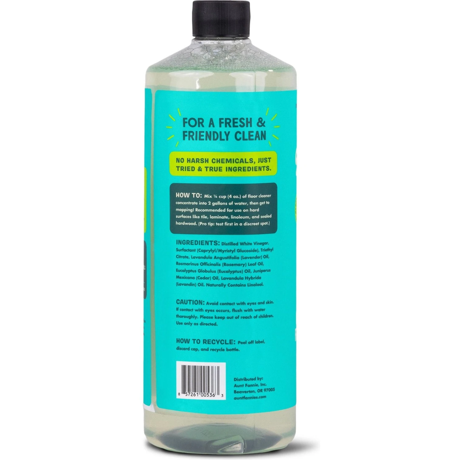 Aunt Fannie's Vinegar Wash Concentrate Eucalyptus Floor Cleaner, 32-oz Bottle 2 Aunt Fannie's Vinegar Wash Concentrate Eucalyptus Floor Cleaner, 32-oz Bottle - Image 2