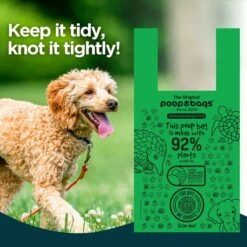 The Original Poop Bags Handle Tie Compostable Dog Poop Bags, 120 Count -Pup Haven Sales Store 239522 PT6. AC SS1800 V1695135307