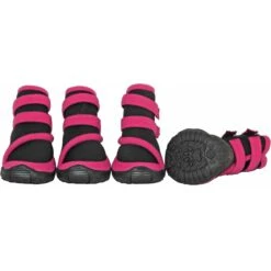 Pet Life Performance-Coned Premium Stretch Supportive Dog Shoes, 4 Count