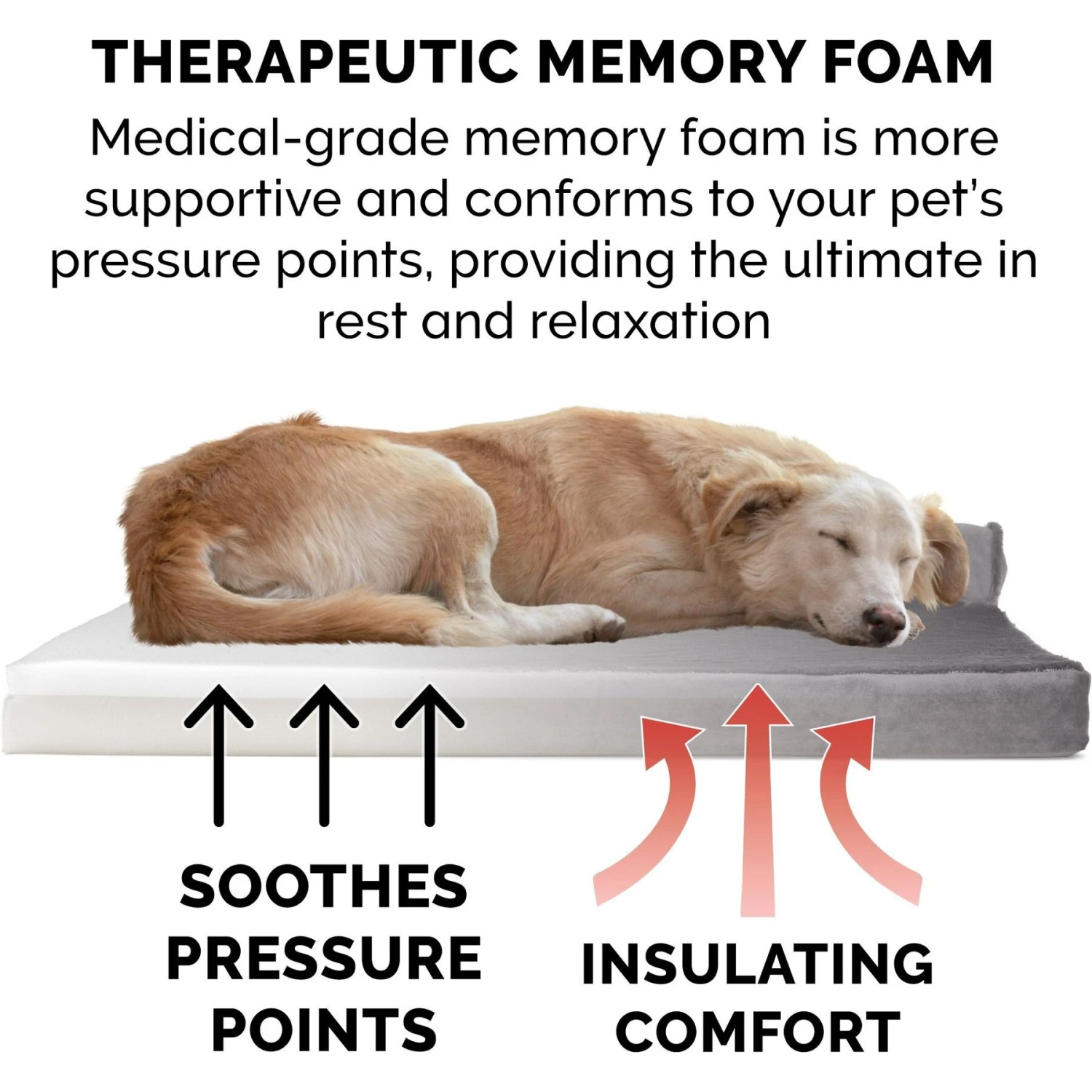 FurHaven Plush Deluxe Chaise Memory Top Cat & Dog Bed With Removable Cover 6 FurHaven Plush Deluxe Chaise Memory Top Cat & Dog Bed With Removable Cover - Image 6