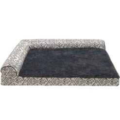 FurHaven Southwest Kilim Cooling Gel Deluxe Chaise Dog & Cat Bed -Pup Haven Sales Store 244452 PT2. AC SS1800 V1602339371
