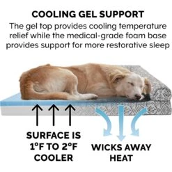 FurHaven Southwest Kilim Cooling Gel Deluxe Chaise Dog & Cat Bed -Pup Haven Sales Store 244452 PT6. AC SS1800 V1602308476