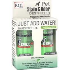 Ion Fusion Professional ION Formula Cool Cucumber Pet Stain & Odor Destroyer Refill, 32-oz, 2 Count