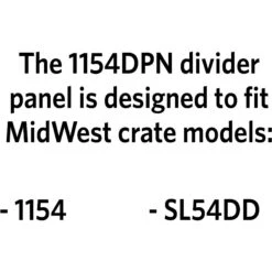MidWest 54-in Solution Series SL54DD & 1154 Dog Crate Divider Panel, Black, Giant 7 MidWest 54-in Solution Series SL54DD & 1154 Dog Crate Divider Panel, Black, Giant -Pup Haven Sales Store 244770 PT3. AC SS1800 V1608165140